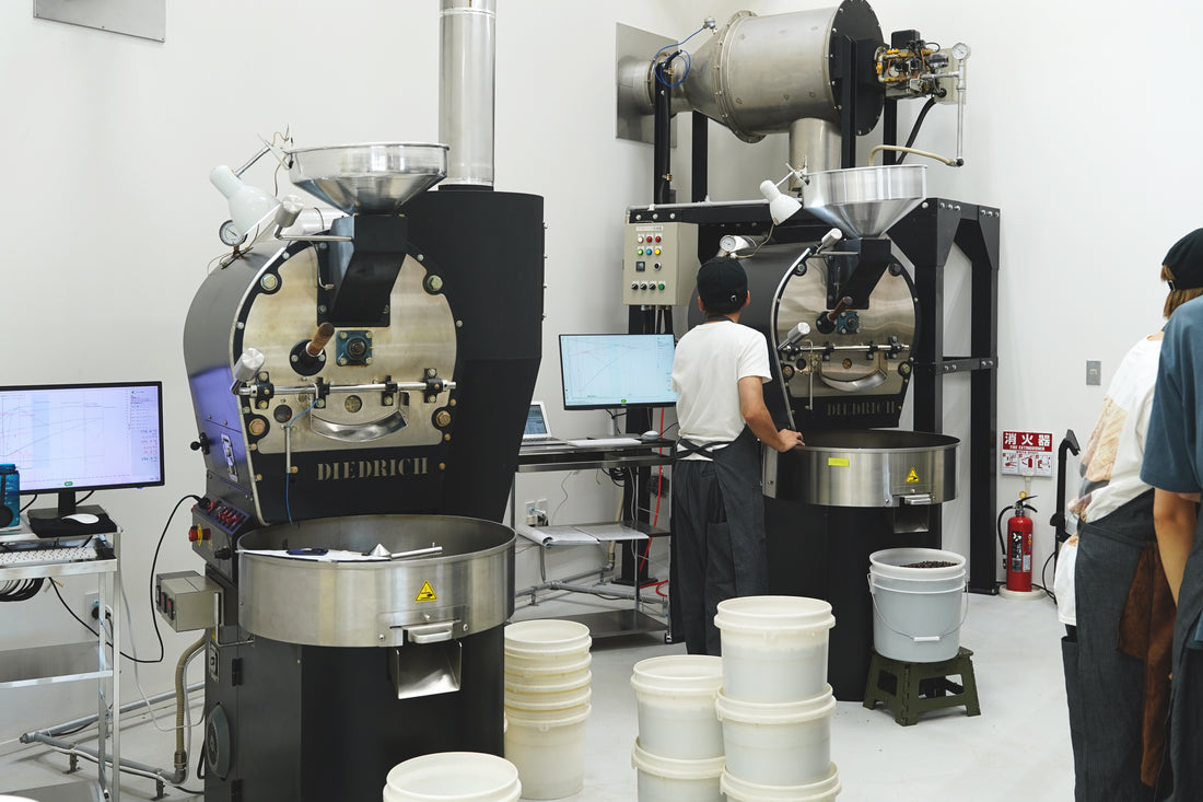 REC COFFEEの焙煎工場