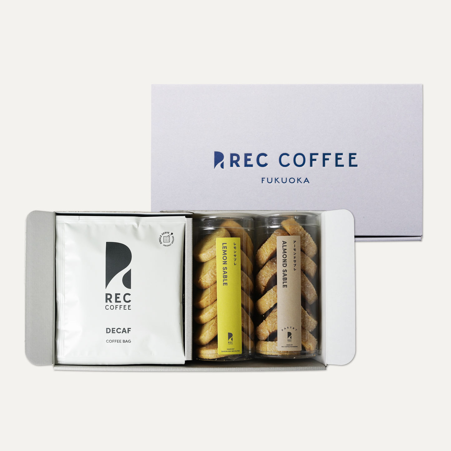 ディカフェのコーヒーバッグと焼菓子2種のギフト