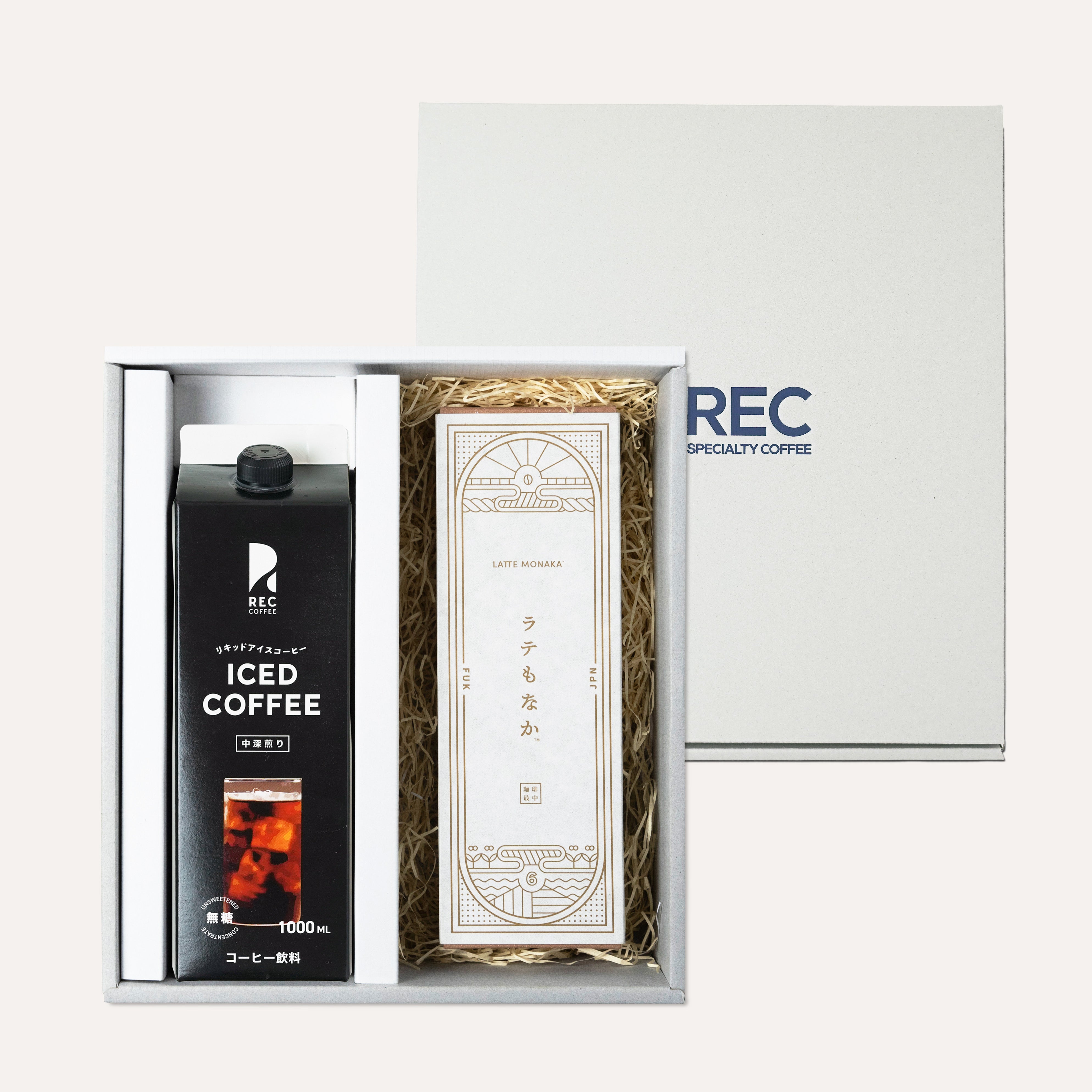 リキッドアイスコーヒーとラテもなかのギフト | ギフト | REC COFFEE