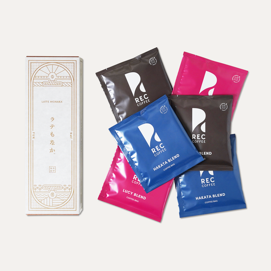 ラテもなかとコーヒーバッグ(6個)のセット