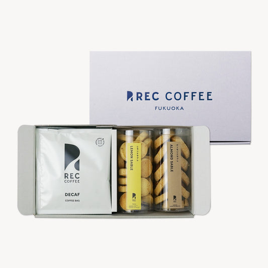 ディカフェのコーヒーバッグと焼菓子2種のギフト